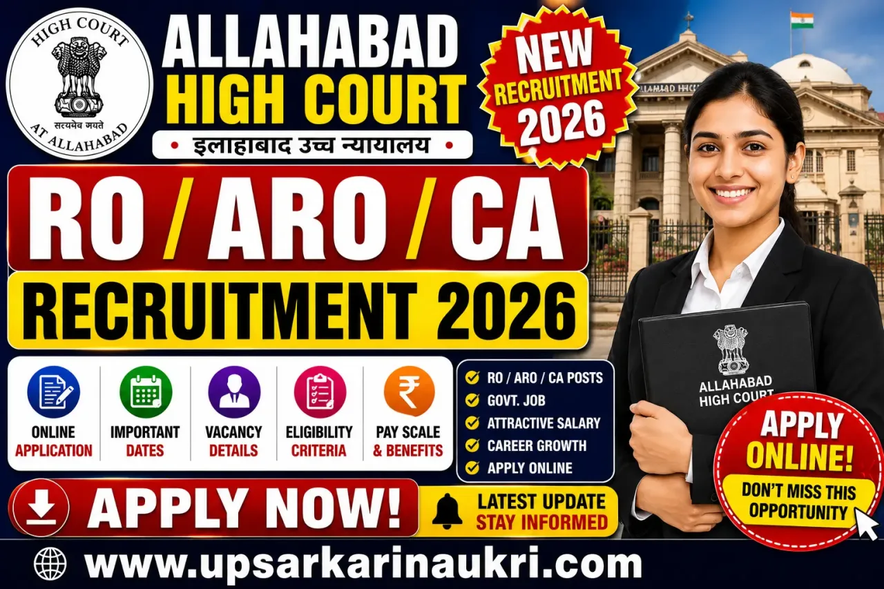 Allahabad High Court RO / ARO / CA Recruitment 2026