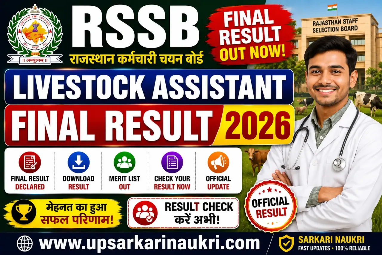 RSSB Livestock Assistant Final Result 2026 – Out